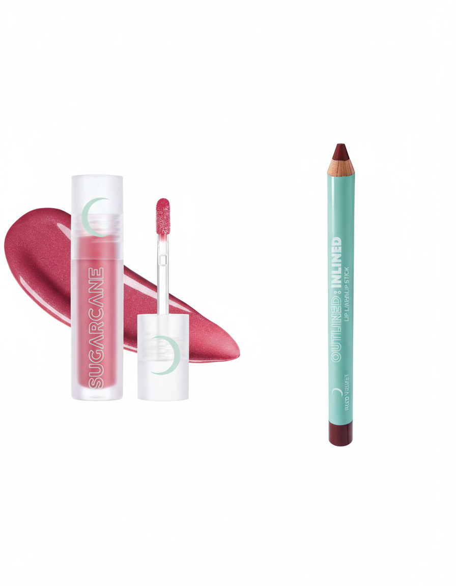 Raspberry Bliss Gloss + Red Velvet Lip Liner Bundle – TanTor Cosmetics